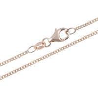Cavill 925 Sterling Silber Damen Panzerkette 60 Cm RoséGold 3,35 G