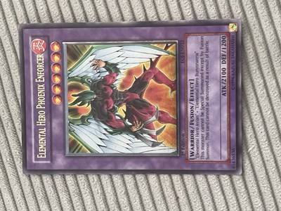 Yugioh Elemental HERO Phoenix Enforcer EOJ-EN032 (Ultimate Rare) 1st Edition