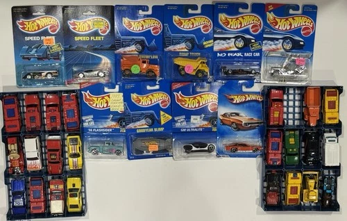 VTG Hot Wheels Car Truck Toys 80s 90s Speed Fleet New Sealed (Lot of 33)