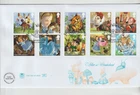 GB 2015 Alice in Wonderland Warrington SHS STUART FDC with insert unaddressed