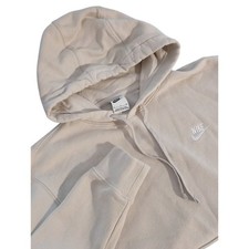 Nike Sportswear Beige Club Fleece Women's Pullover Hoodie Small