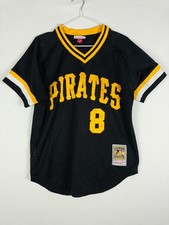 Mitchell Ness Willie Stargell Pirates Jersey Mens M Black Mesh Cooperstown 1982