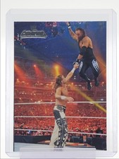 UNDERTAKER DEFEATS SHAWN MICHAELS 2011 TOPPS WWE CHAMPIONS #1 Q3813