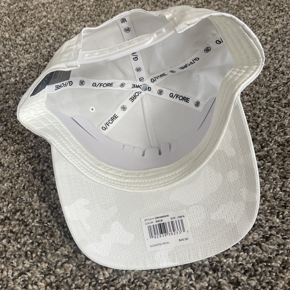 G-Fore White Gray Camo Snapback Golf Hat Cap Adjustable OSFA New | eBay