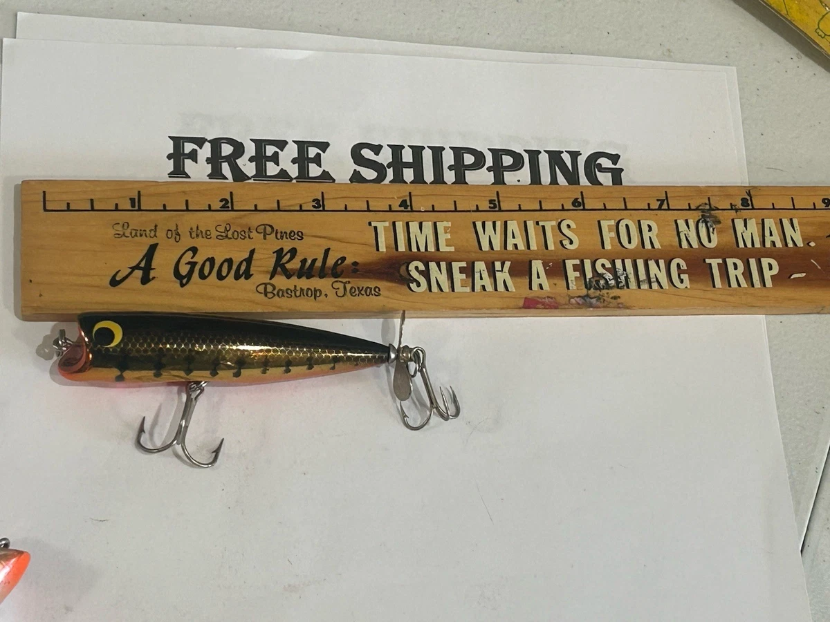 Bagley Bass Wooden Vintage Fishing Lures for sale | eBay