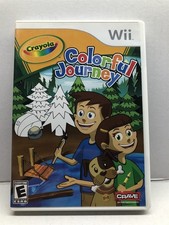 Crayola Colorful Journey (Nintendo Wii, 2009) Complete Tested Working Free Ship
