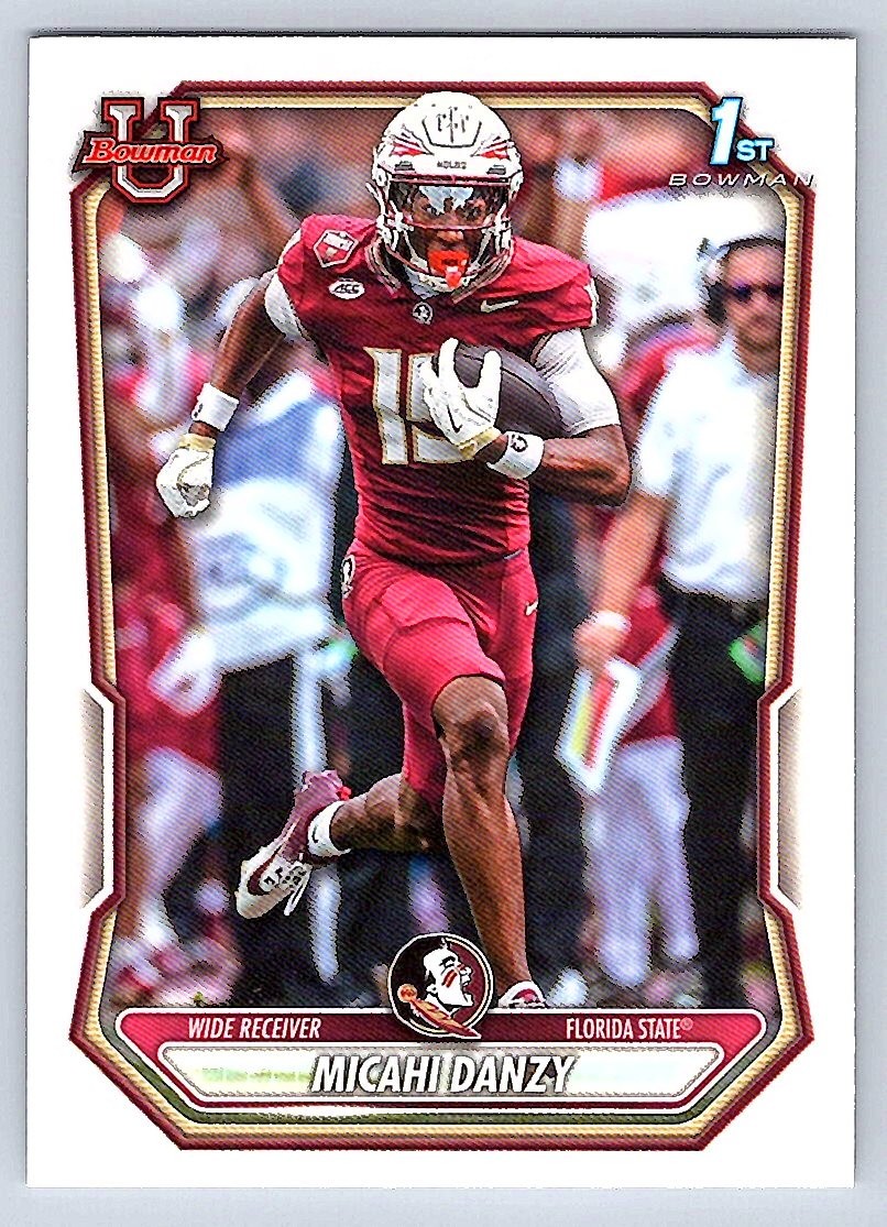 2026 Bowman Football Base # BPP-45 Micahi Danzy - Florida State