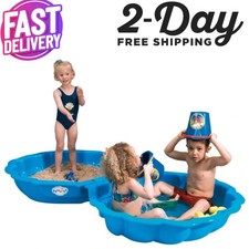 Maxi Shell Sand Box Blue Shell & Lid Included Water Capacity: 115L *NEW*