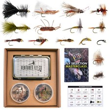 Ventures Fly Co. | 40 Premium Hand Tied Fly Fishing Flies Assortment | Fly Bo...
