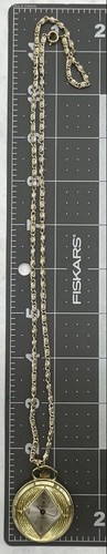 Fieldston Vintage Lucerne Swiss Wind-up Pendant Watch with Gold Tone Chain - Picture 6 of 7
