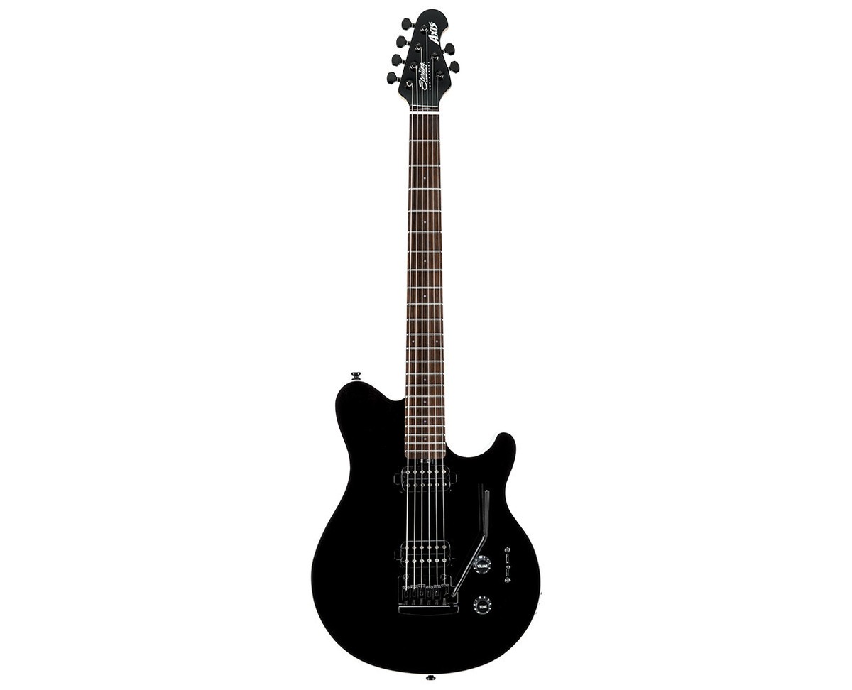 Sterling by Music Man Axis Electric Guitar - Black w/White Sterling by Music Man Axis Electric Guitar - Black w/White