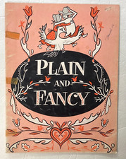 Program Playbill Plain and Fancy 1955 Broadway Play Dran Seitz David Daniels