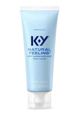 K-Y Lubricant KY NATURAL FEELING W/ HYALURONIC 2.5 FL OZ (2PK)