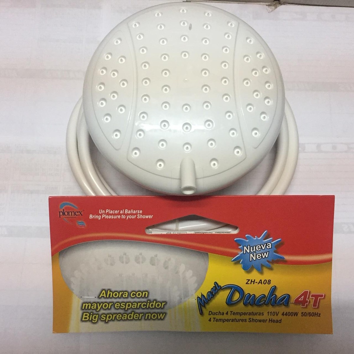 220V ELECTRIC SHOWER HEAD INSTANT 💯%HOT WATER HEATER MAXI DUCHA + HOSE  4TEM+ARM | eBay