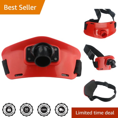 Adjustable Fishing Rod Holder Belt with EVA Padding - Ultimate Comfort Red