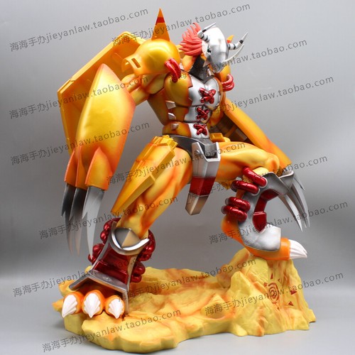 GK Digimon War Greymon PVC Figur Modell Statue gold schwarz 38,5 cm Sammlung Geschenk - Bild 2 von 26