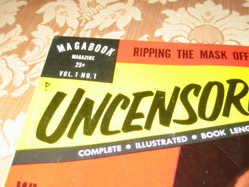 Magabook Magazine "Uncensored" Rare First Edition #1 Vintage Magazine from 1953 - Foto 3 di 12