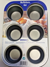 Stampo per muffinback Westside per stampo da forno 6 muffin/coppa torta, antiaderente