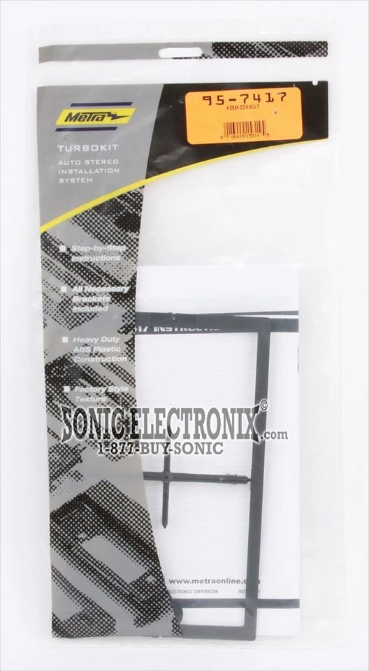 Metra 95-7417 Double DIN Installation Kit for 1993-04 Nissan/Infiniti Vehicles - Image 3 of 3