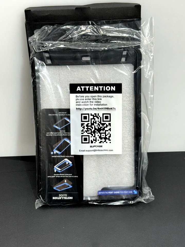 NEW IN BOX! SUPCASE IPAD MINI 5 UNICORN BEETLE PRO SHOCKPROOF RUGGED BLACK CASE - Image 3 of 4