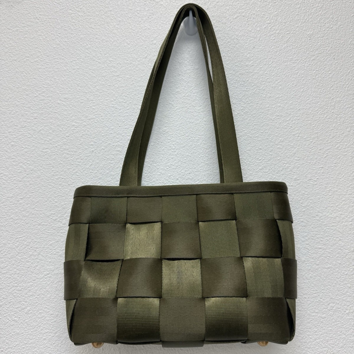 HARVEYS The Original Seatbelt Bag Army Green Purse Tote Handbag Pink Lining  Camo