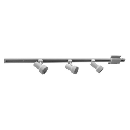 Hampton Bay 4 ft. 3-Light White LED Linear Track Lighting Kit NEW LOT 2122