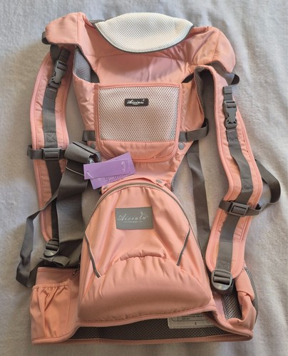 Baby Carrier Pink Include Free (Baby Fruit Feeder And Socks Anti-Slip Knee Pad) - Picture 9 of 16
