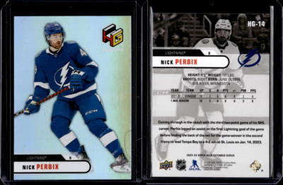 2022-23 Upper Deck Extended HoloGrFx Nick Perbix #HG-14