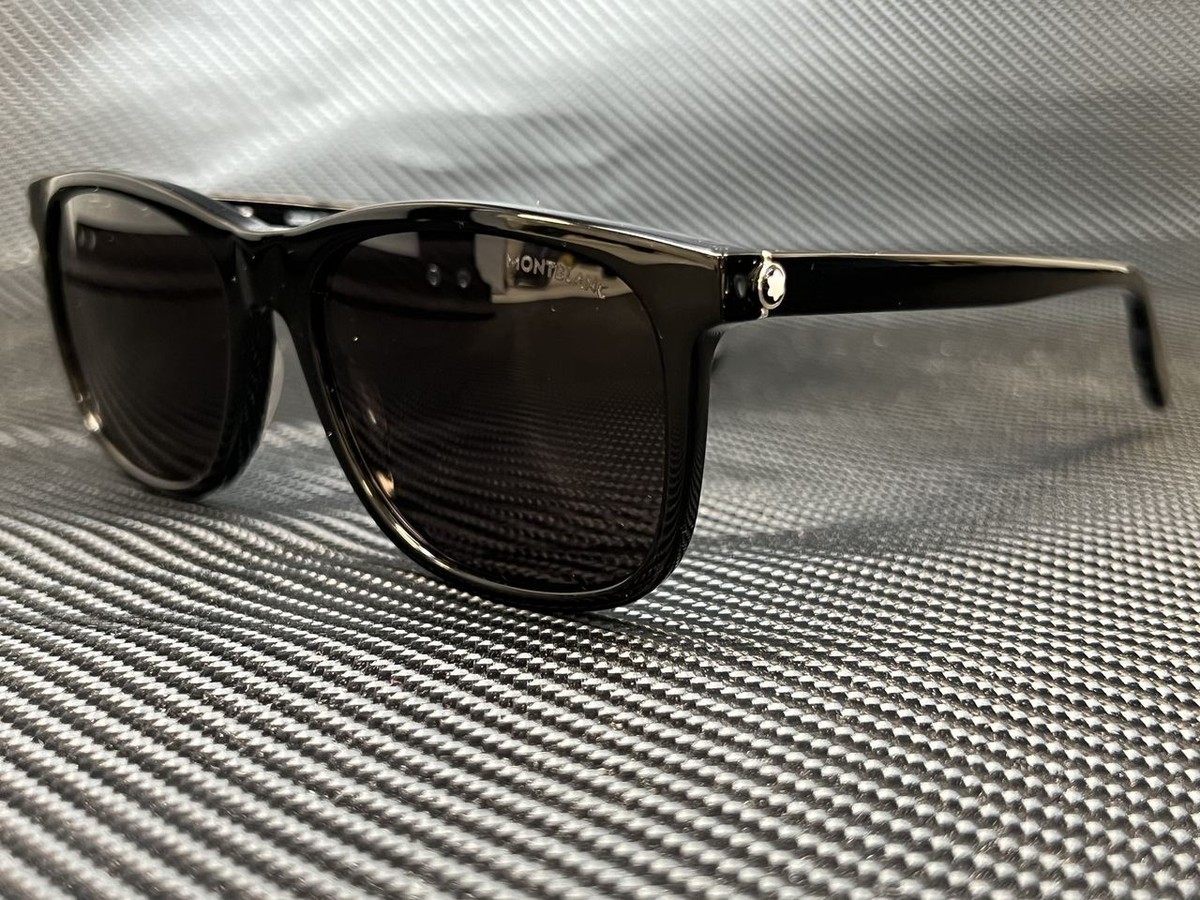 MontblancモンブランMB0013S Tortoise Sunglassesサングラス MONT BLANC MB0013S 001 Black Men's Authentic Sunglasses 56