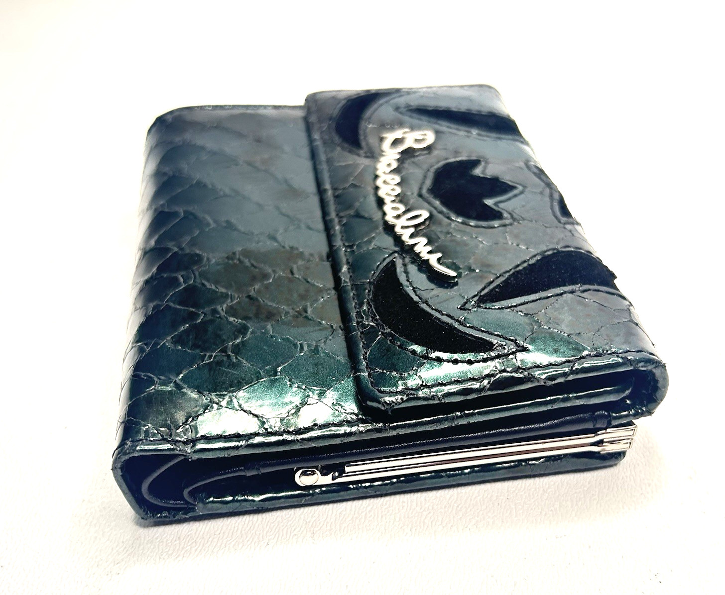 BRACCIALINA  Wallet Trifold Python Embossed Leath… - image 5