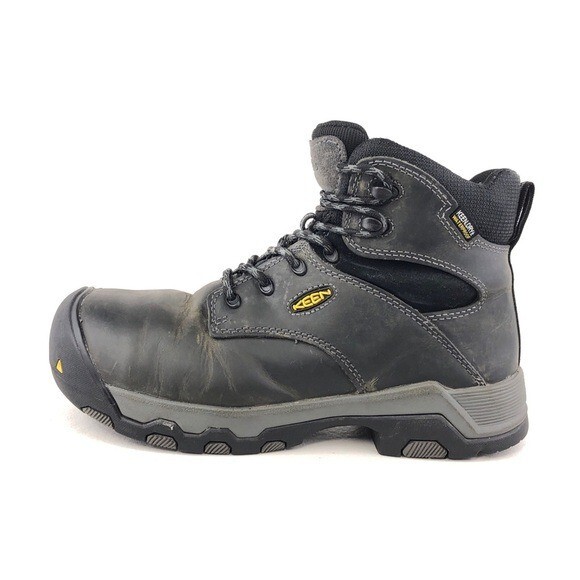 Stivali da lavoro Keen Utility Helena 6" antinfortunistici punta comp donna taglia 8M pelle nera