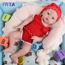 IVITA 20'' Full Body Silicone Doll Prematur Girl Doll Realistic Reborn Baby