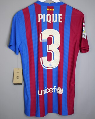 FC BARCELONA SPAIN 2021 2022 HOME FOOTBALL SHIRT AUTHENTIC DRI FIT