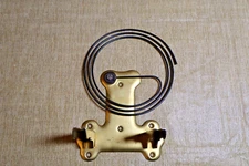 German Wall Clock Movement Mounting Bracket and Gong