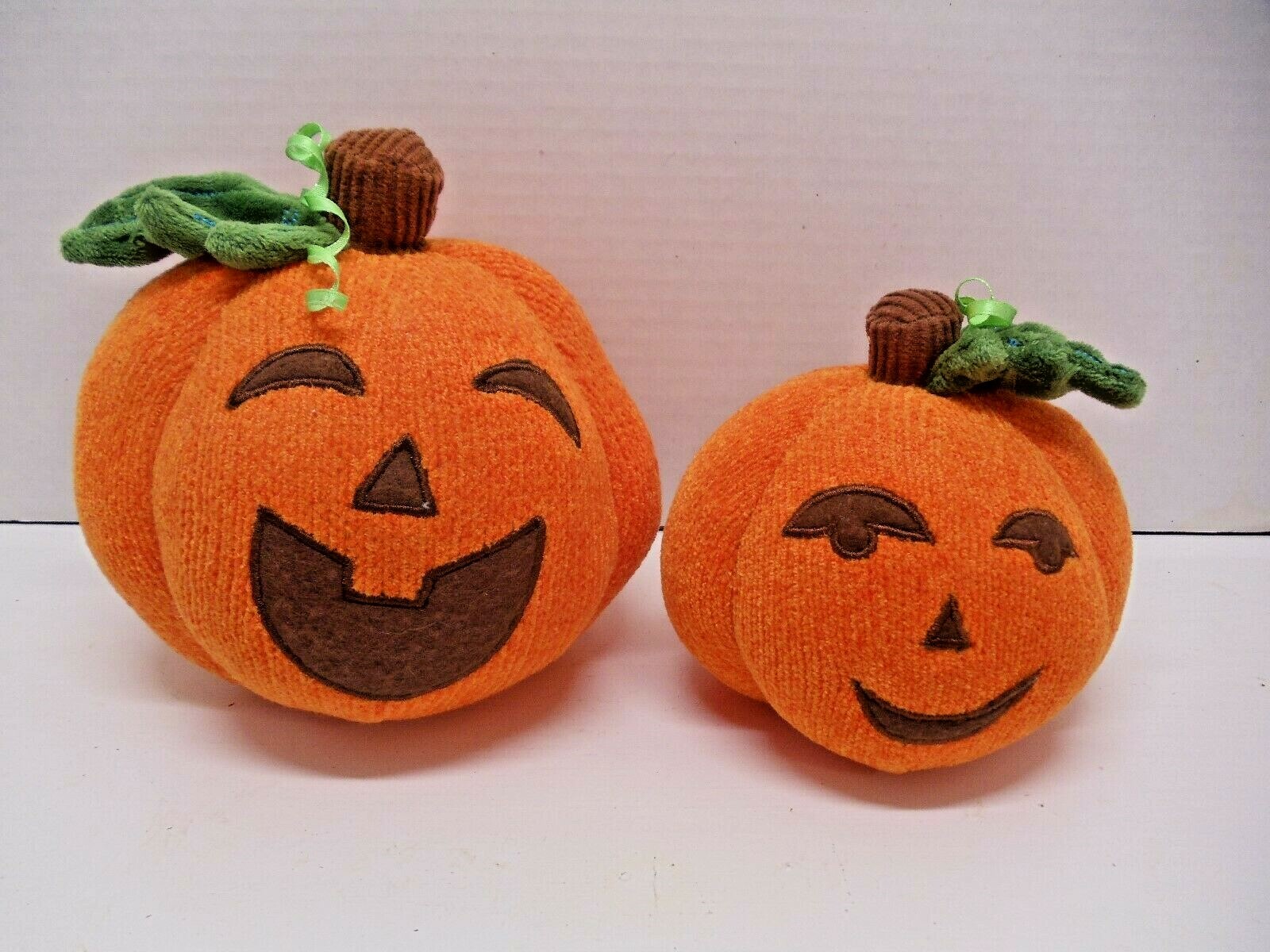 stuffed pumpkin dog toy