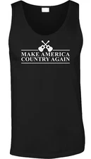 Make America Country Again Funny Voting Humor Election Parody Satire Mens Tank
