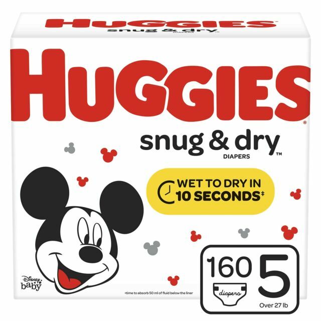 huggies snug & dry baby diapers size