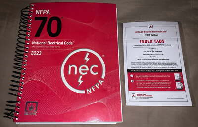 NFPA 70, National Electrical Code NEC 2023 Edition, Spiral + INDEX TAB