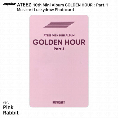ATEEZ 10th Mini Album Golden Hour Part.1 Musicart Lucky Draw