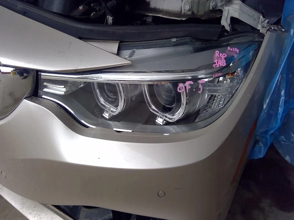 Used Left Headlight Assembly fits: 2016 Bmw 428I w/adaptive headlamps xenon HID - Imagem 2 de 4