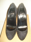 100% AUTHENTIC NEW WOMEN LOUBOUTIN DOLLY 100 BLACK SUEDE PUMPS EU 37.5/US 7.5 — photo 4