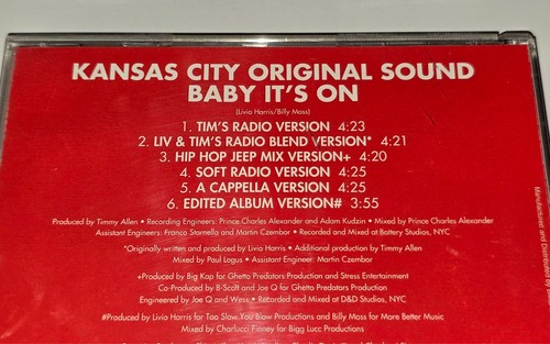 KANSAS CITY ORIGINAL SOUND 1995 PROMO BABY ITS ON CD RCA RECORDS R&B FUNK SOUL - Picture 3 of 14