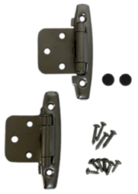 Hickory Hardware P296-SN Full Einbau Traditionell Schrank Tür Hinge Satin Nickel