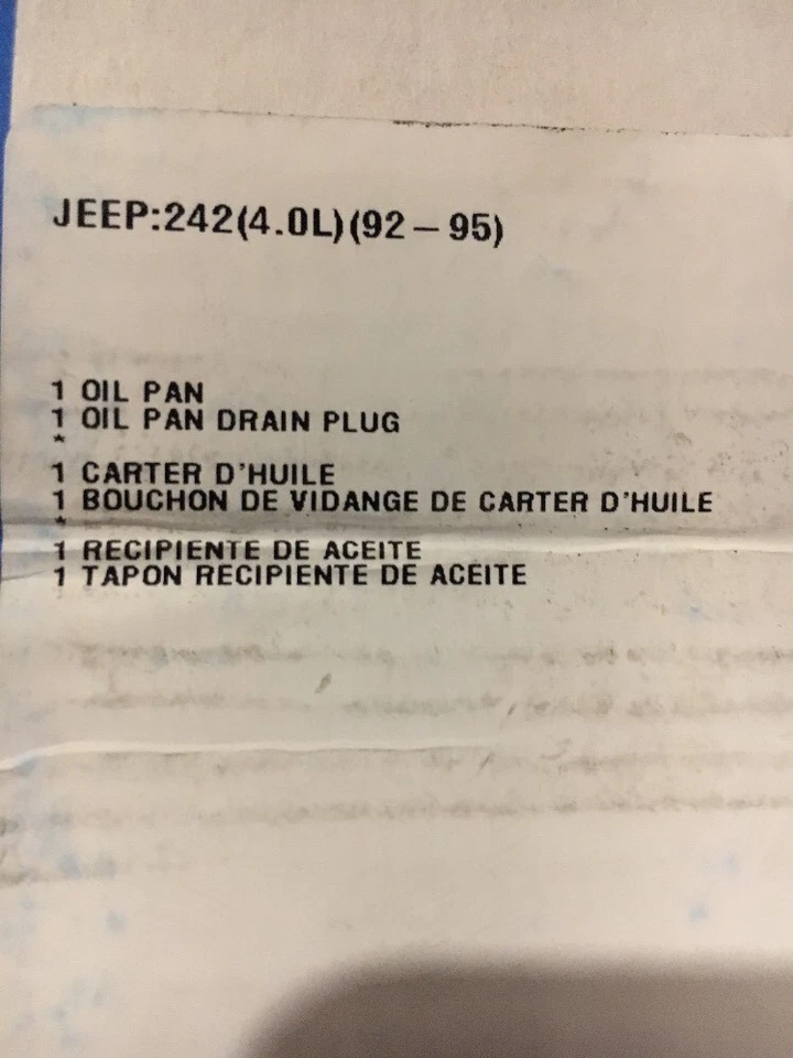 OS32118 Victor Reinz - Oil Pan Gasket Set - Image 3 of 4