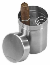 Vertigo "Ashtray Can" Portable Cigar Cigarette Travel Ashtray Fits in Cup Holder