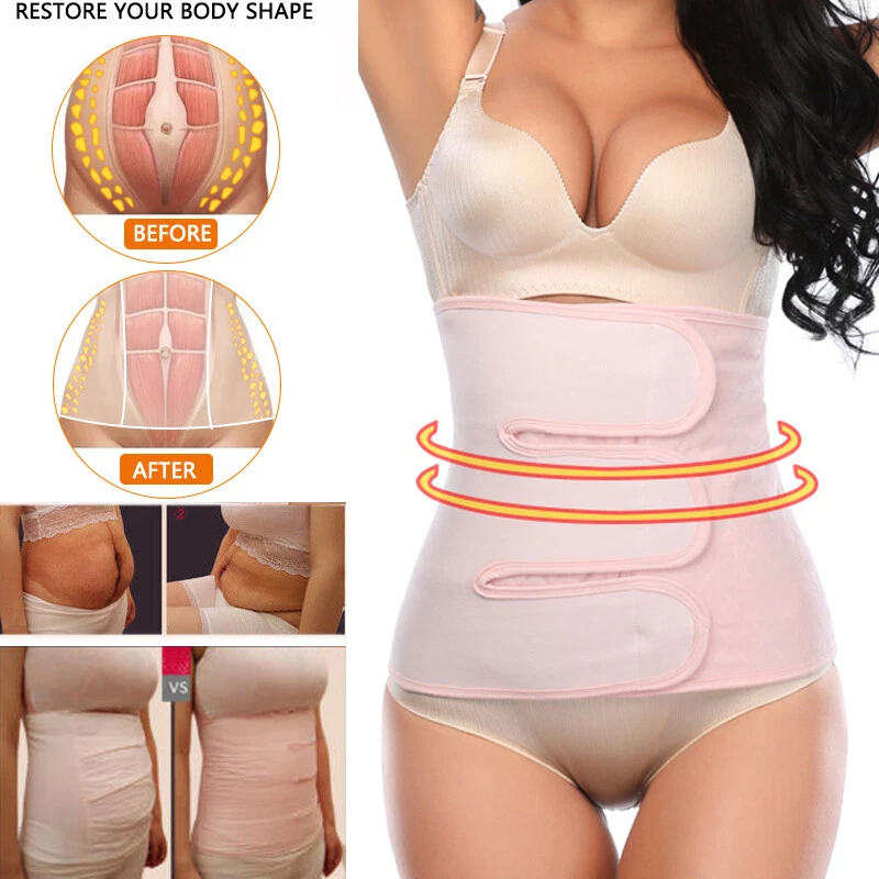 Postpartum Recovery Belt C-Section Back Support Belly Wrap Slim Body Shaper  Band