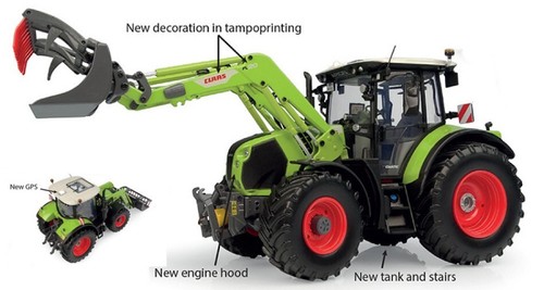 Universal Hobbies Tractor Claas Arion 510 Scale 1:32 Diecast
