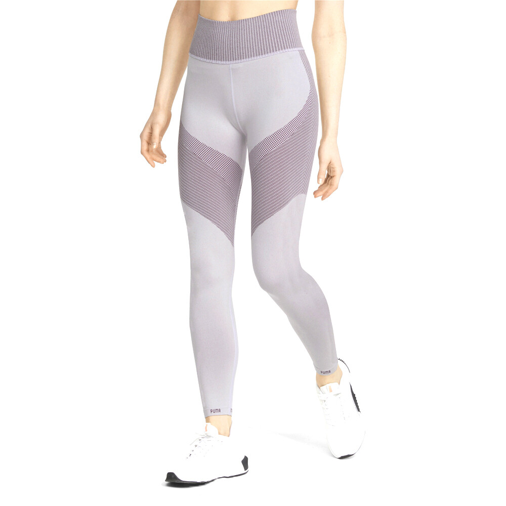 Puma Formknit Seamless High Waisted 78 Training Athletic Leggings Womens Purple