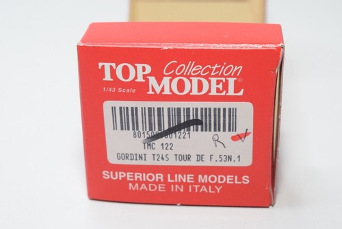 B21 1:43 TOPMODEL TOP MODEL TMC 122 GORDINI T24S TOUR DE FRANCE 1953 #1 MIB - Bild 19 von 20