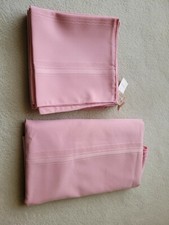 Pink Tablecloth and Matching Napkins Oval 60 x 102